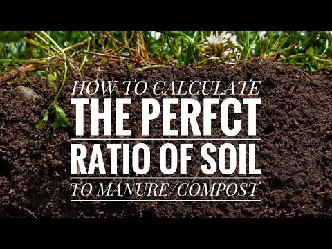 THE ULTIMATE RATIO OF SOIL - COMPOST/MANURE FOR STARTING A NO DIG GARDEN. A SOIL SCIENTIST BREAKDOWN