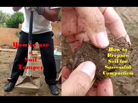 How to Pack Down Dirt with Manual Soil Tamper. How to Make Sure the Dirt is Ready to be Compacted