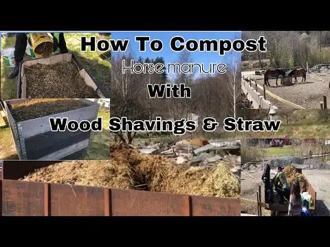 How To Compost Horse Manure, wood shaving &amp; straw.