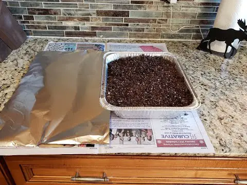 Sterilizing soil in the oven