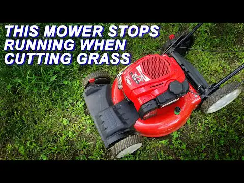 This Mower Keeps Stopping When Cutting Tall Grass