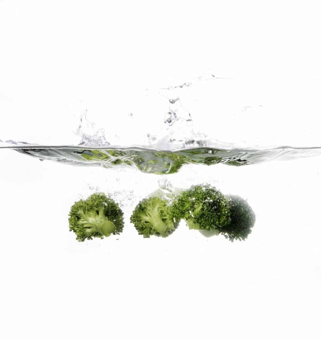 broccoli water