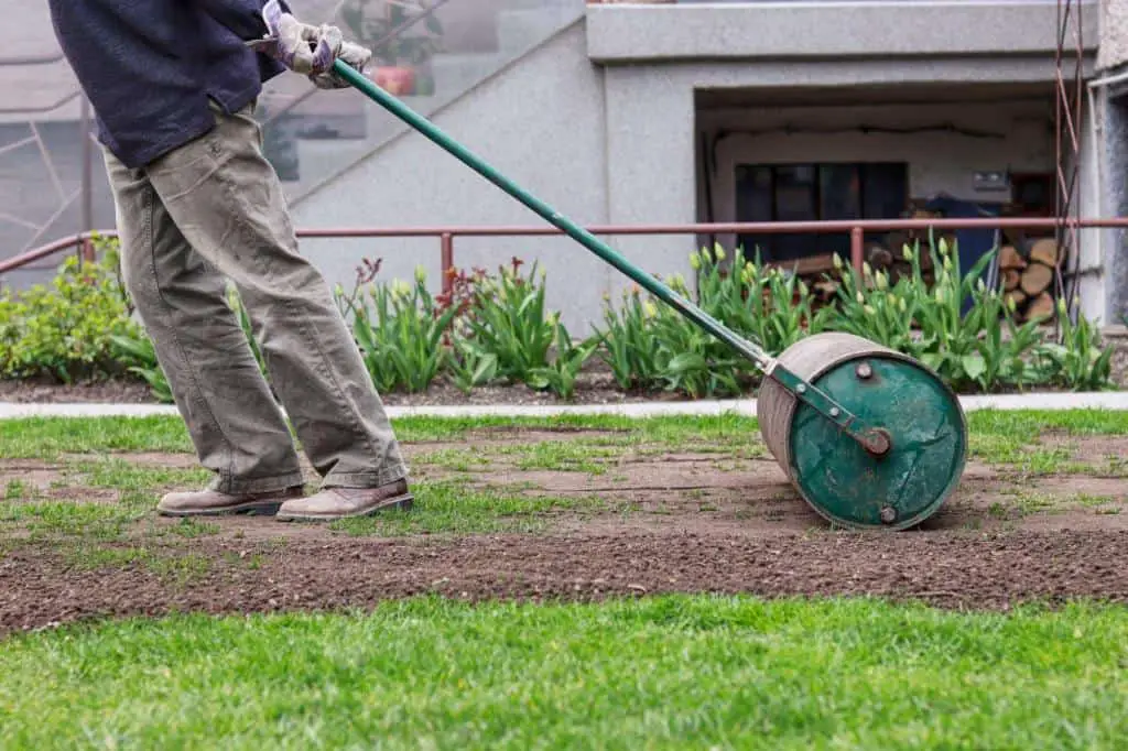 leveling yard soil