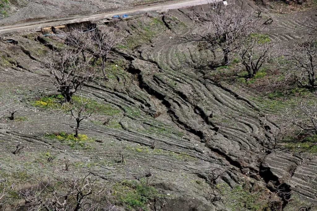 topsoil erosion