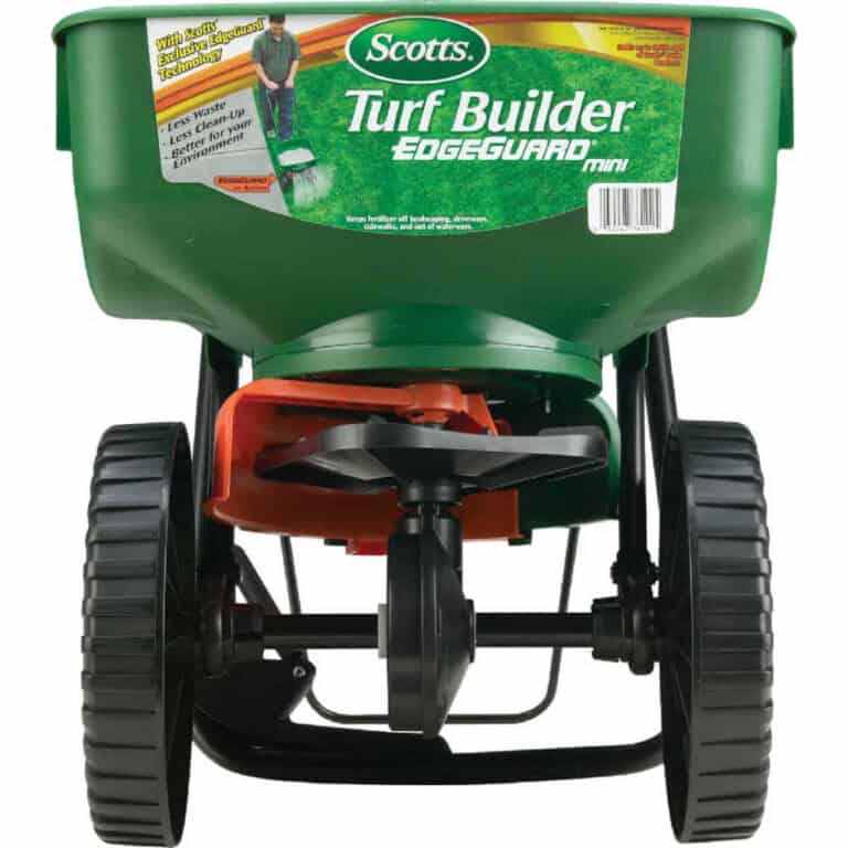 Scotts Turf Builder EdgeGuard Mini Broadcast Spreader