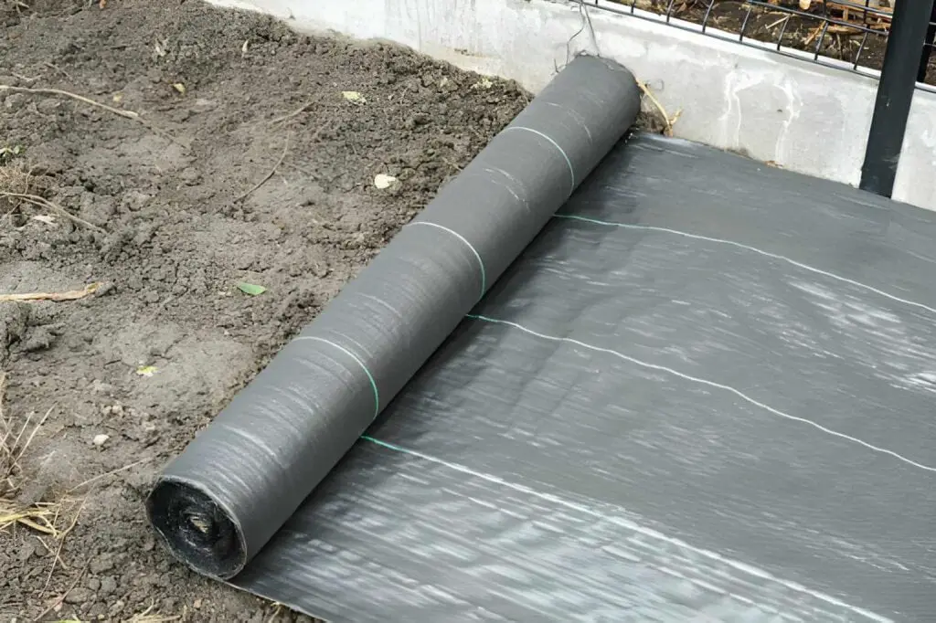 weed control fabric over-soil